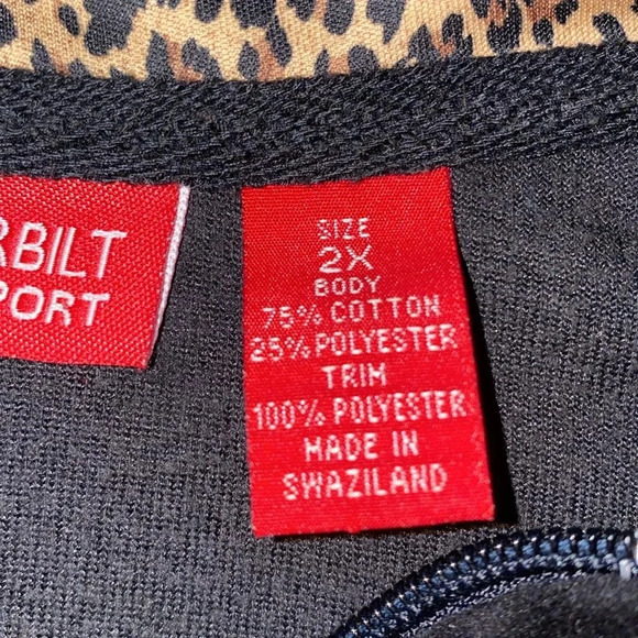 GLORIA VANDERBILT SPORT velour zip up drawstring hoodie long sleeve NEW size 2X - Picture 7 of 13